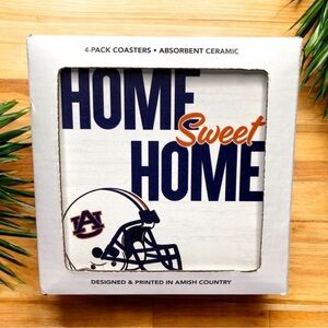 Collegiate Products Auburn Tigers Home Sweet Home 4-Pack Ceramic Coasters